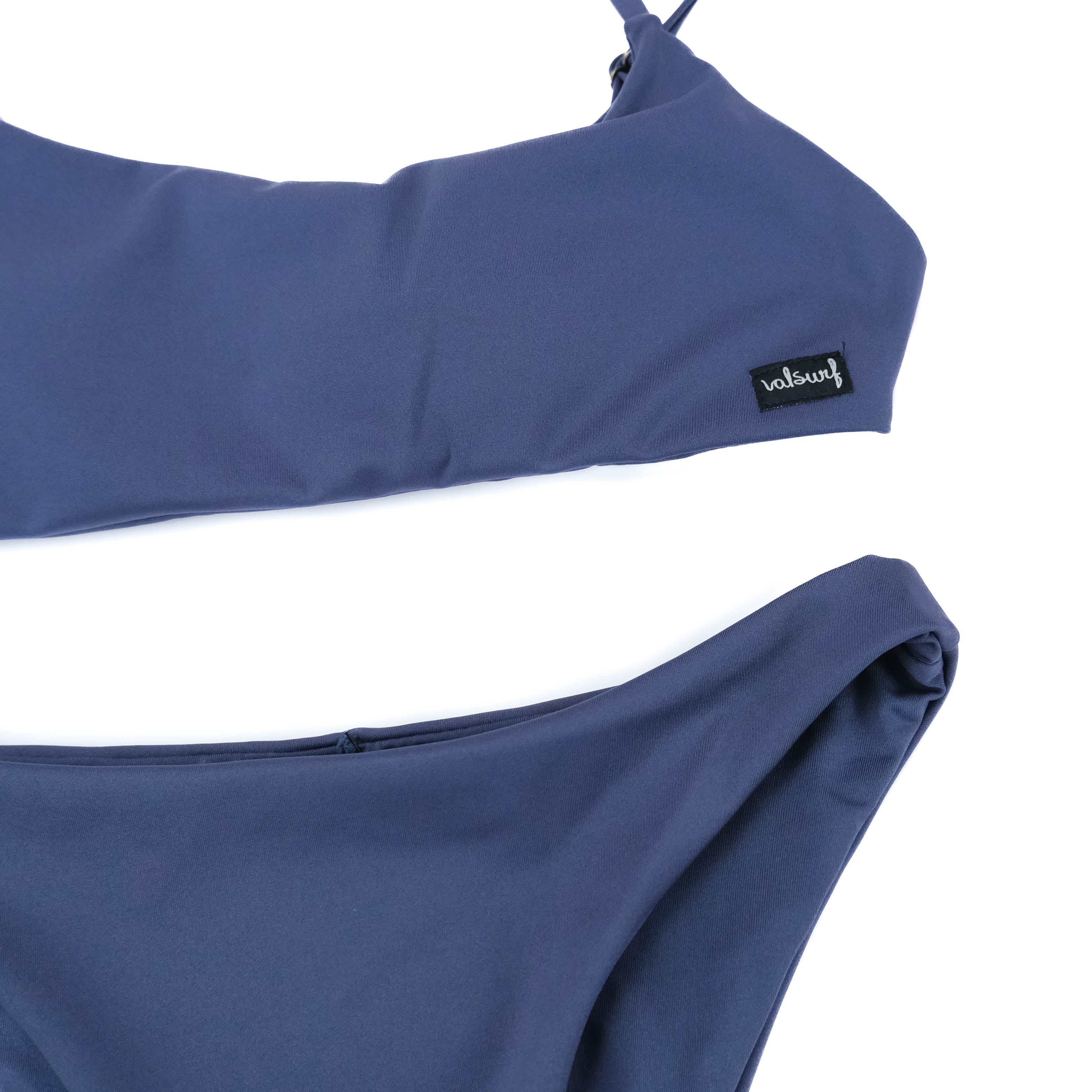 Womens Poolside Bikini Top, Navy