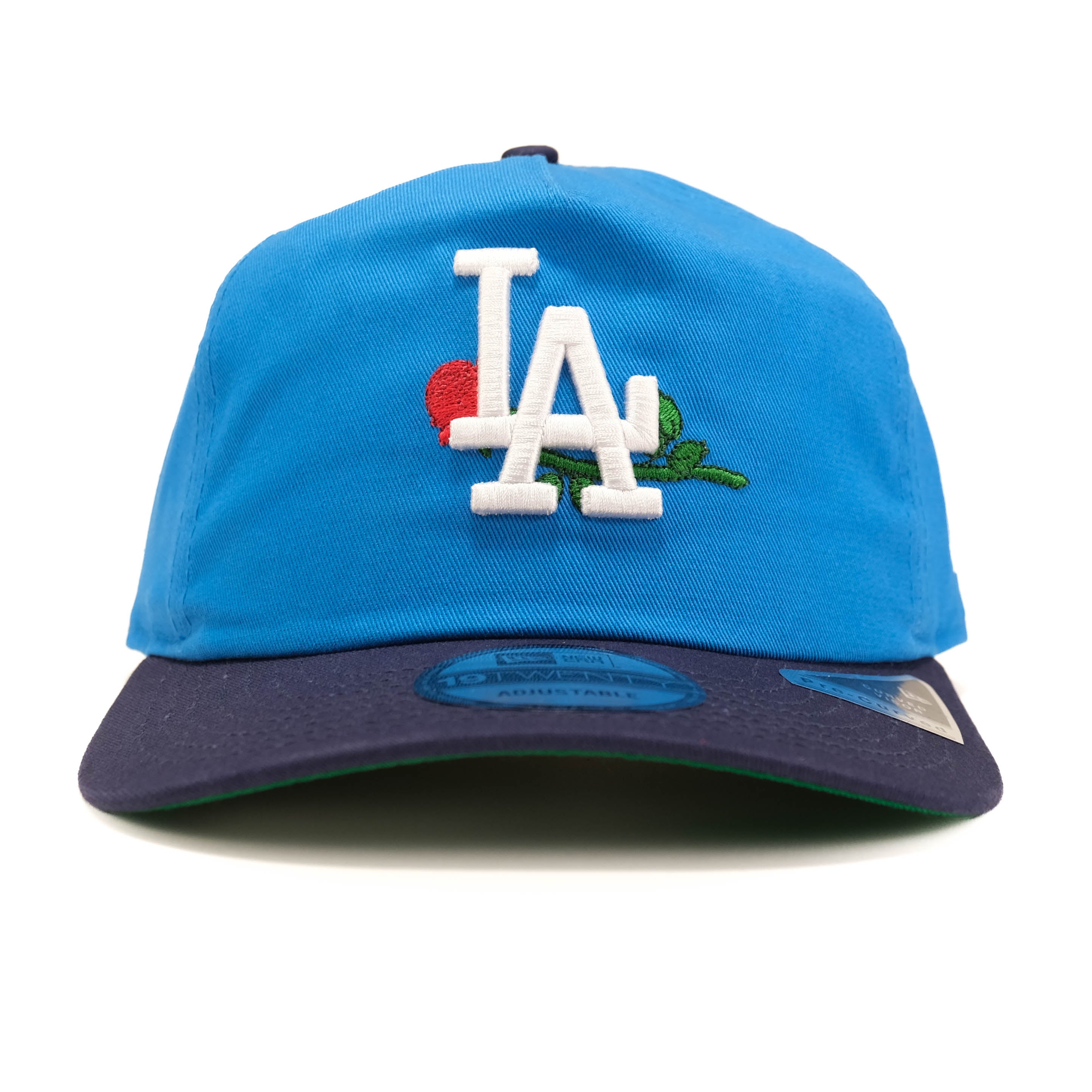 LA Dodgers Rose Hat - New Era 19TWENTY Snapback Hat - Snap Shot Blue