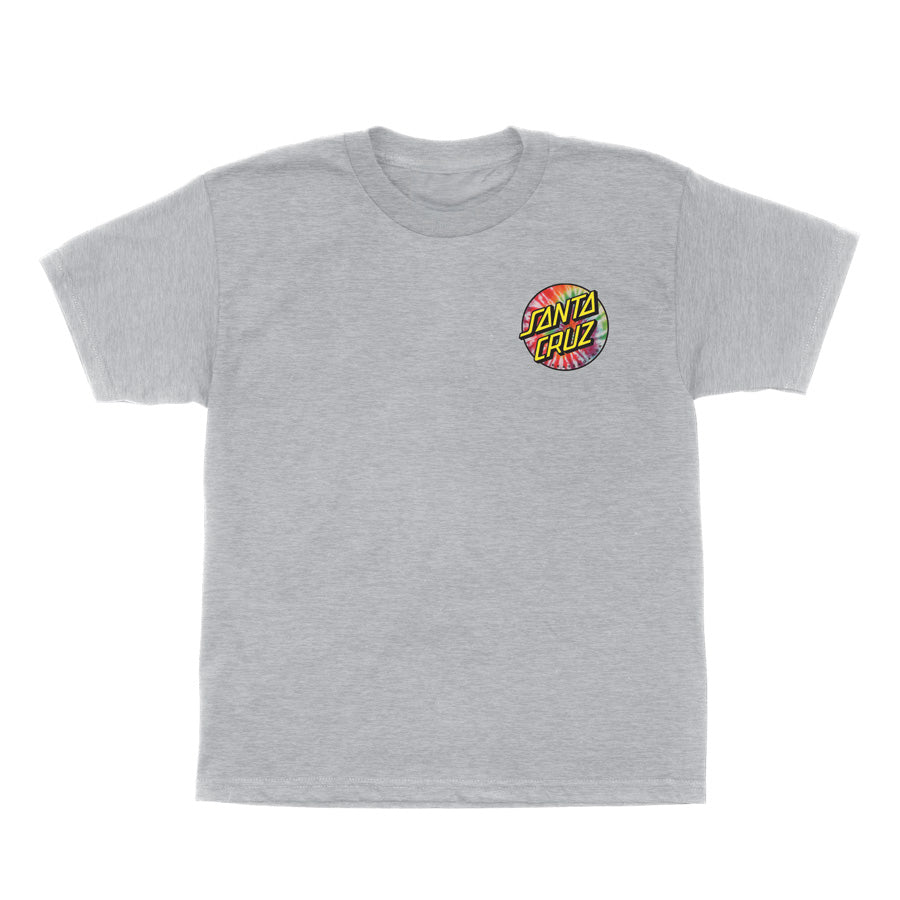 Youth Tie Dye Dot S/S Tee - Sport Grey