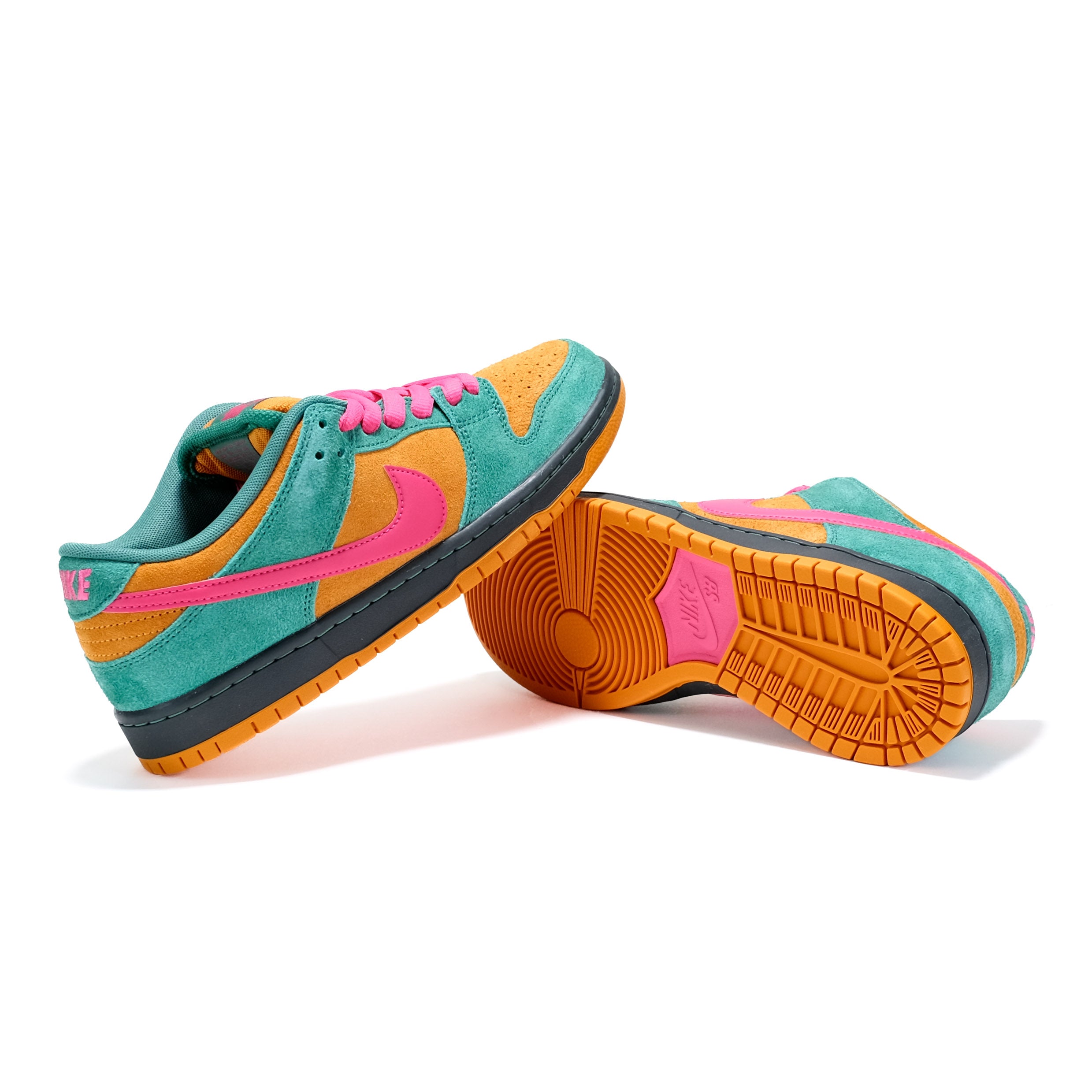 Nike SB Dunk Low Pro - Green Noise/Watermelon-Light Curry