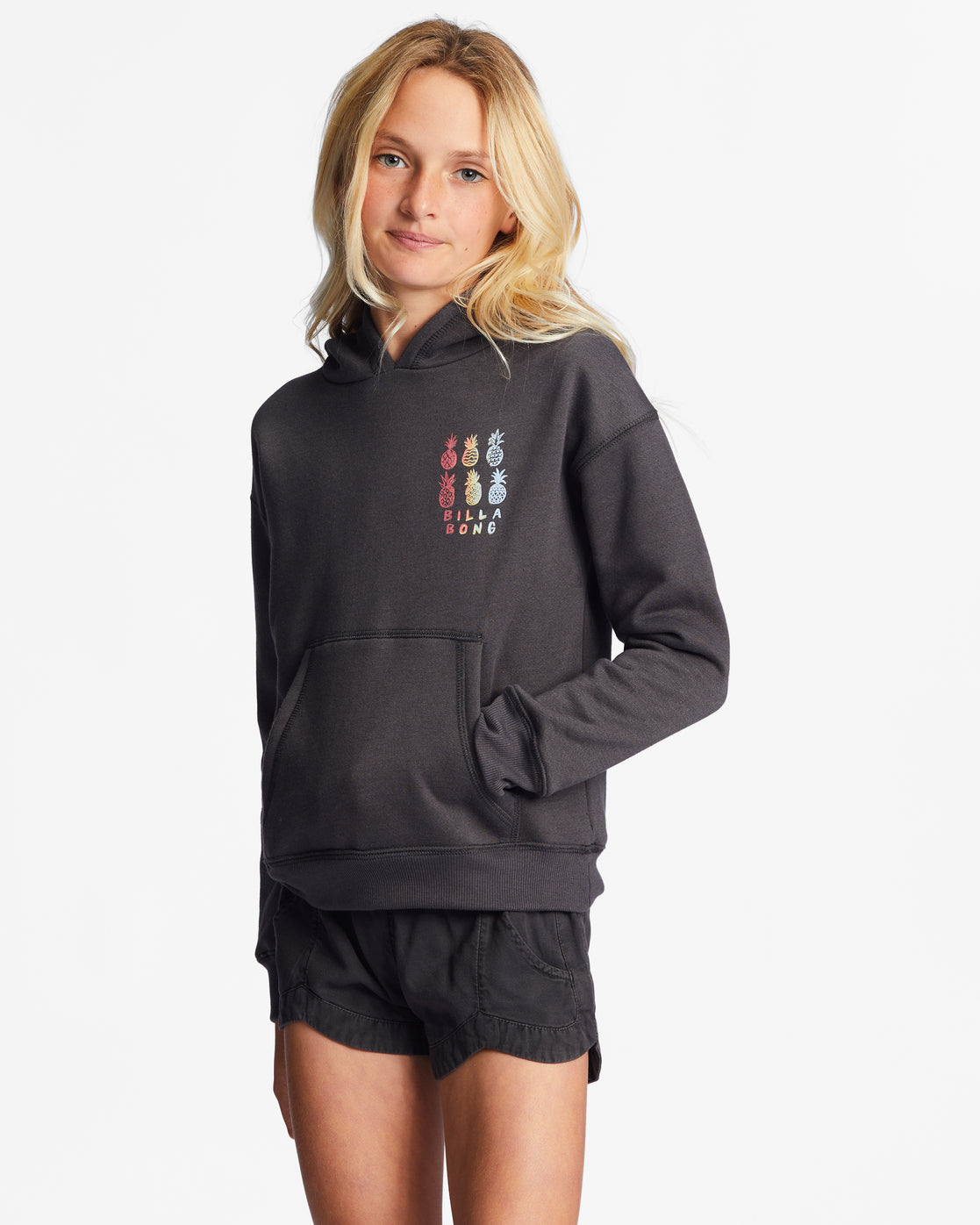 Girls Good Days Ahead Pullover - Off Black