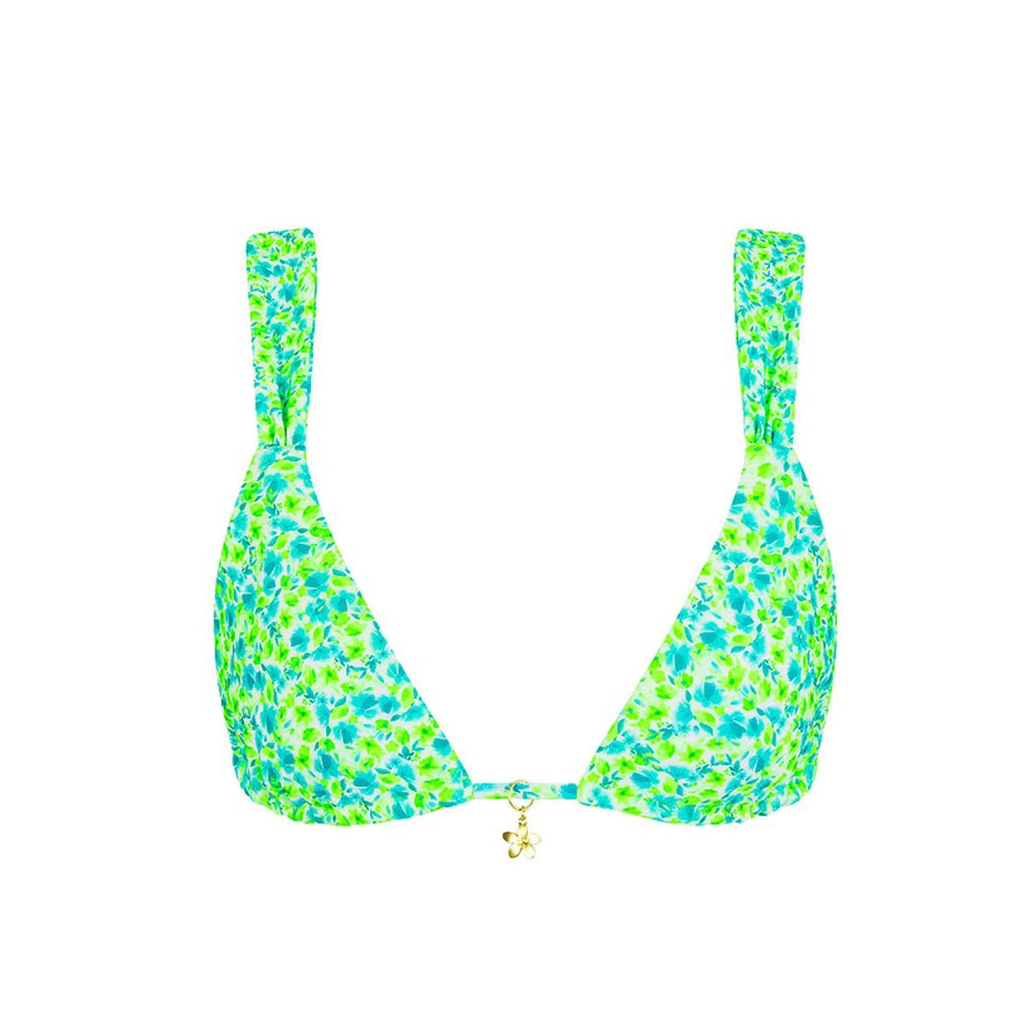 Slide Bralette Bikini Top - Apple Blossom