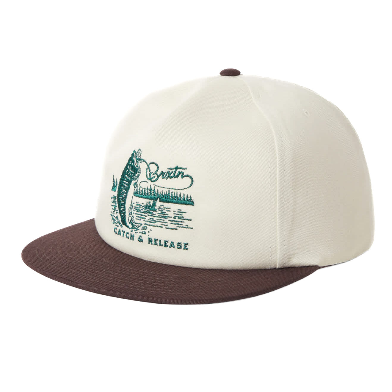 Catch & Release Snapback - Off White/Brown - O/S