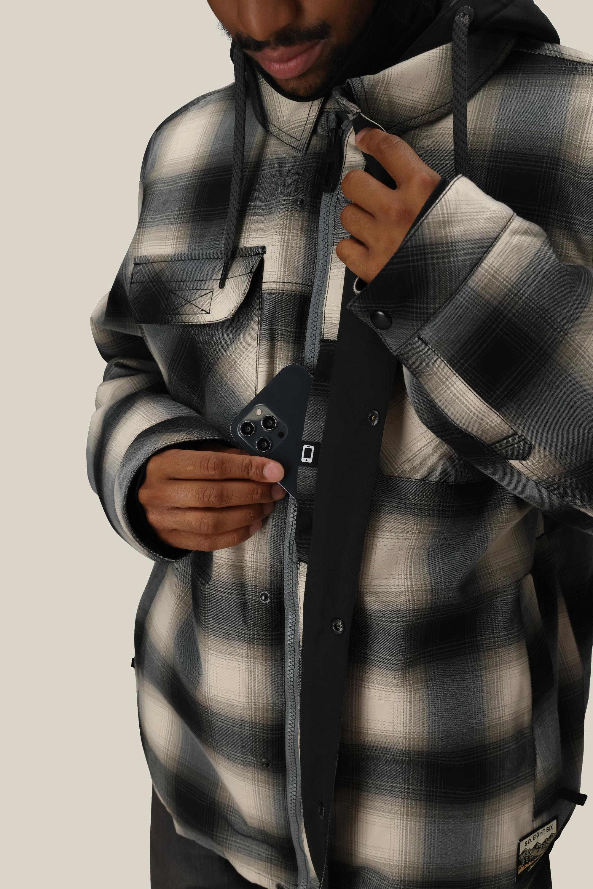 Woodland Insulated Jacket - Limestone Plaid