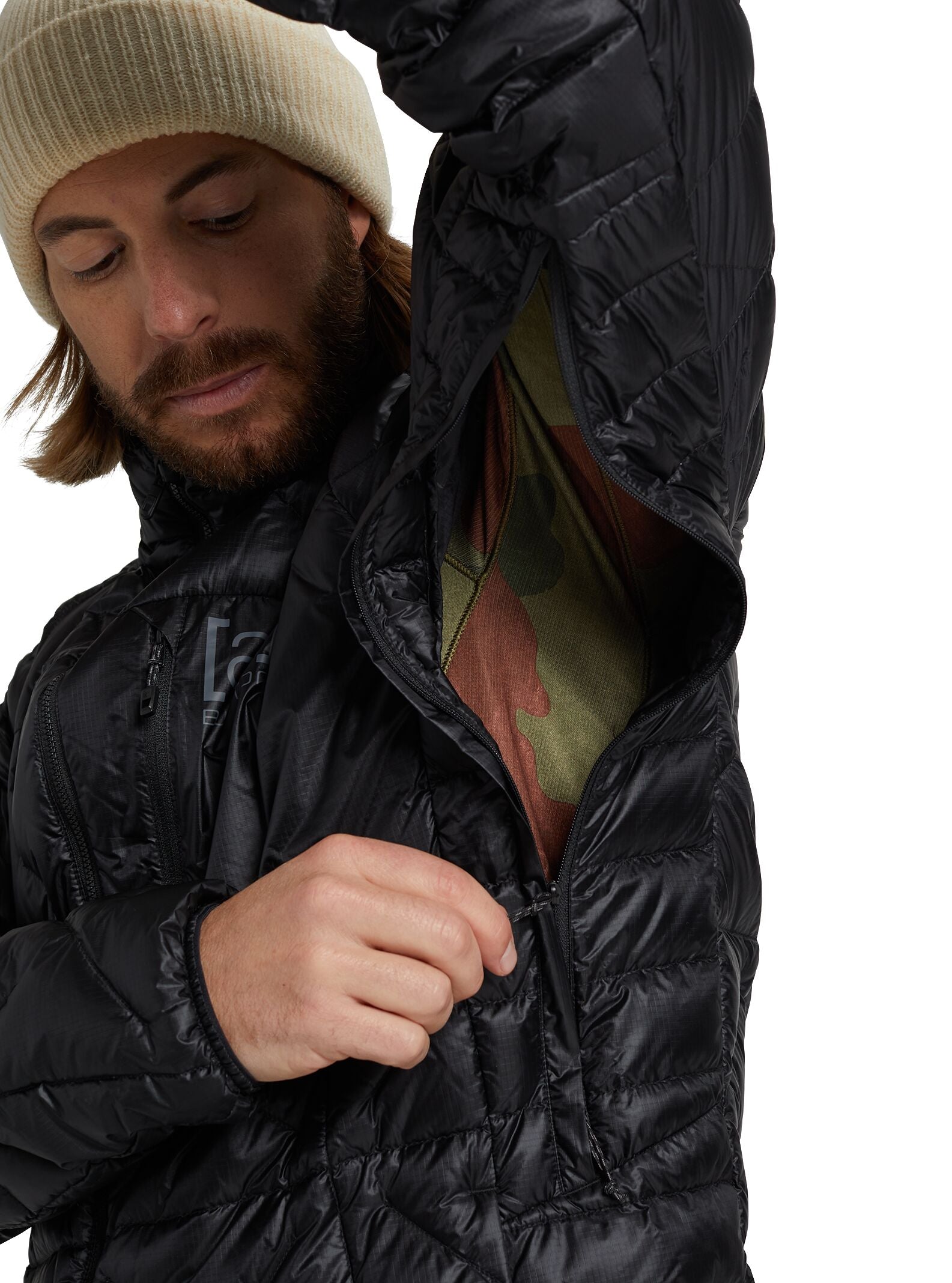 Mens [AK] Baker Down Jacket - True Black