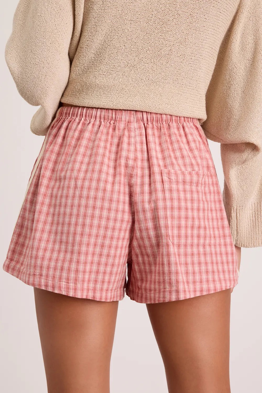 Womens Kirra Check Short - Pink