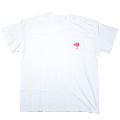 MidLife Crisis - Shroomin Pocket Tee, White
