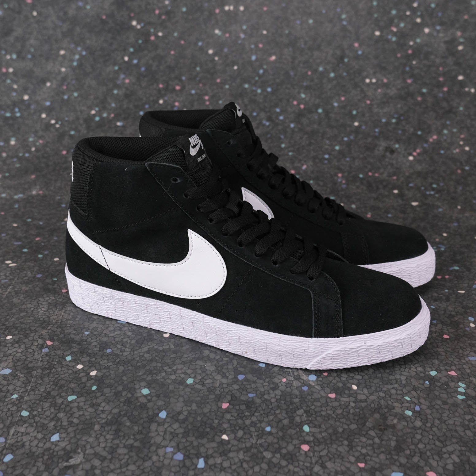 Zoom Blazer Mid - Black/White-White-White