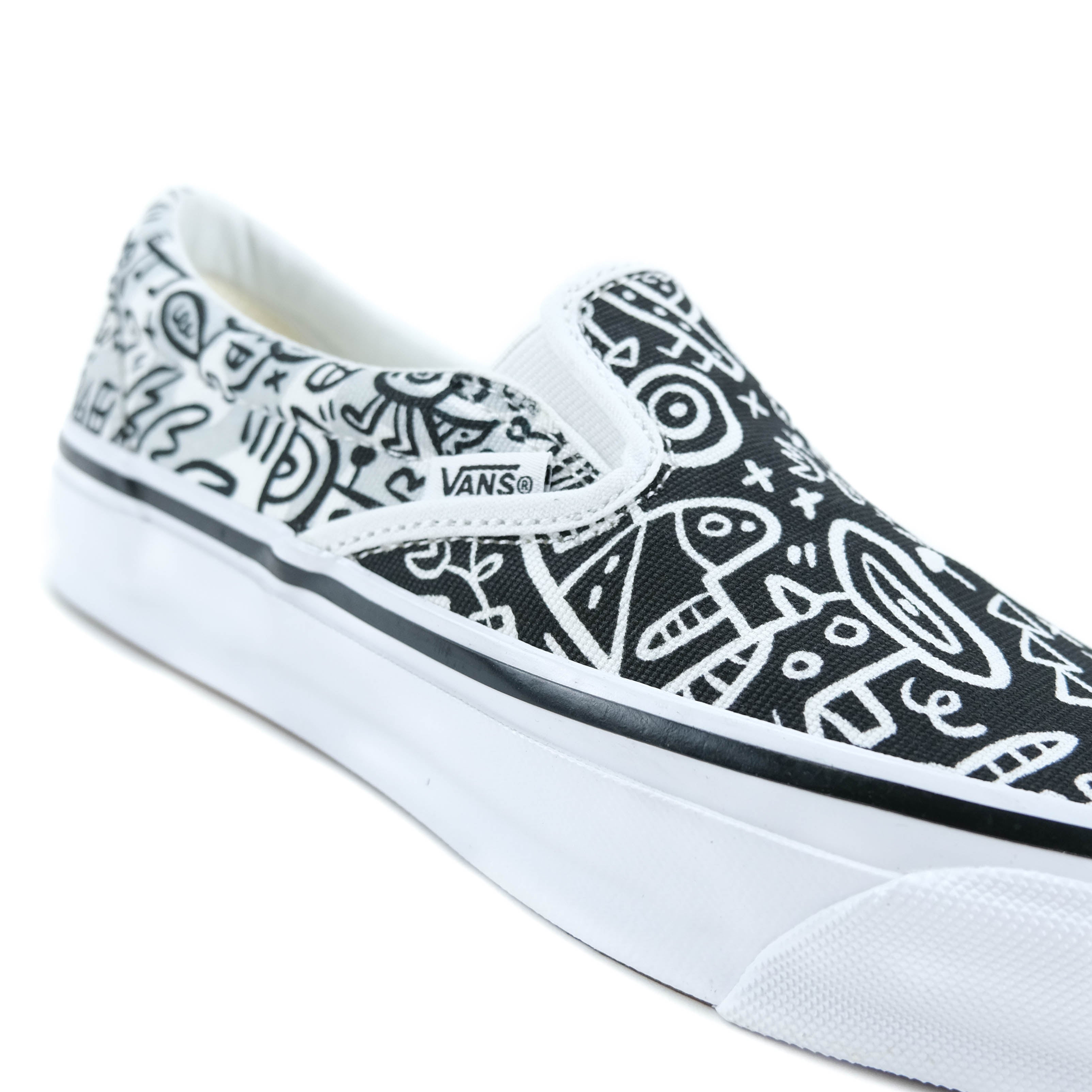 Slip-On LX Brady - Blk/Wht