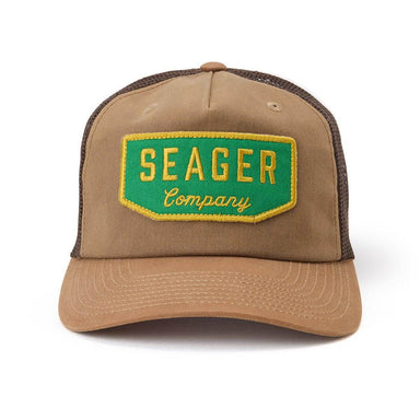 Seager - Wilson Trucker Snapback - Tan Waxed Canvas