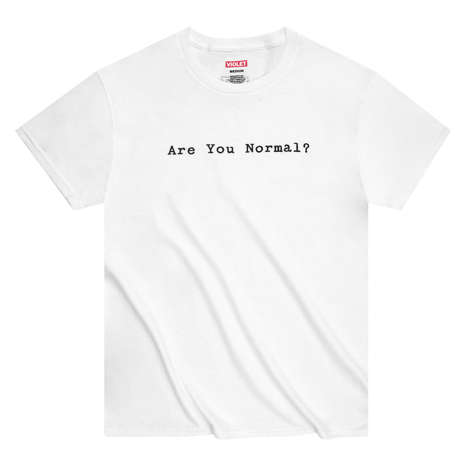 Are You Normal S/S Tee - White