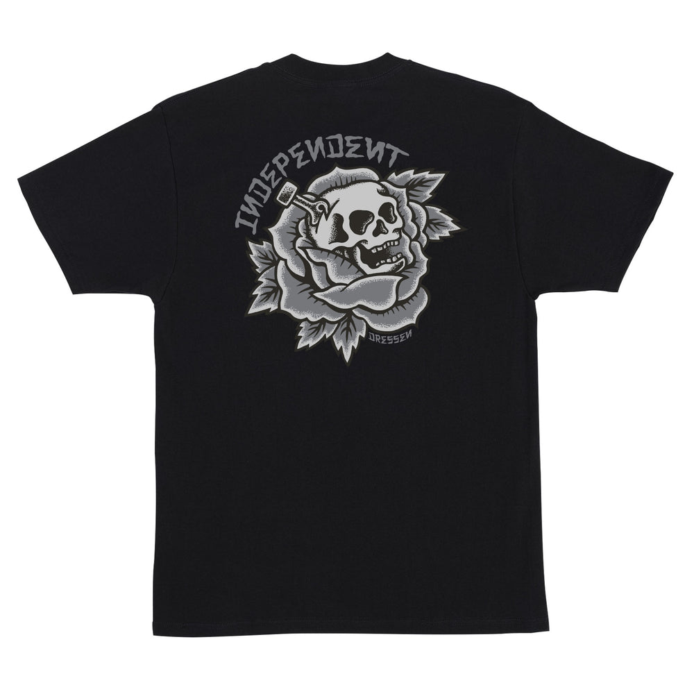 Dressen Skull Rose S/S Tee - Black