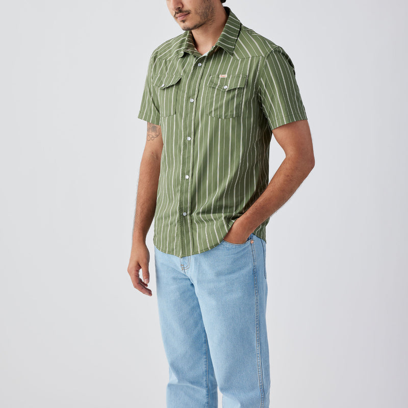 El Ranchero S/S - Olive White