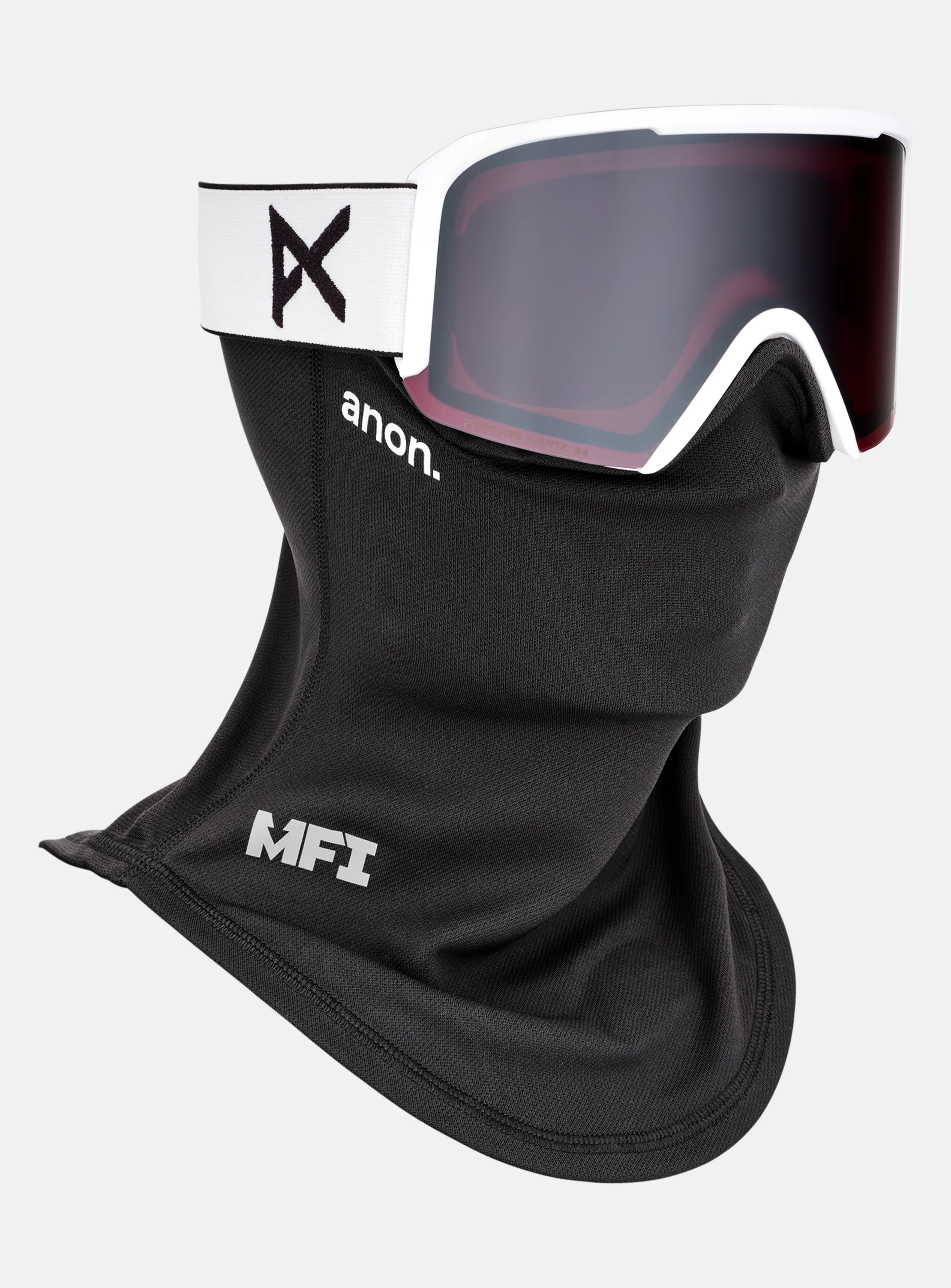 Nesa Goggles + Bonus Lens + MFI Face Mask - White/Perceive Sunny Onyx