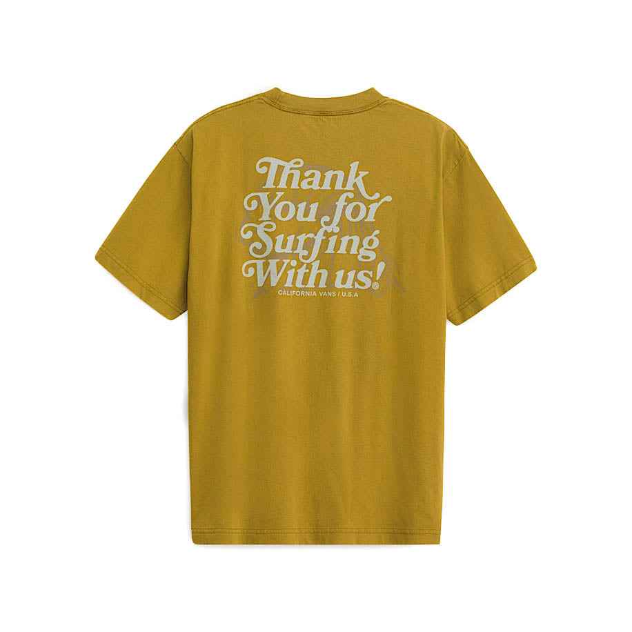 Thanks For Surfin S/S Tee - Burnt Gold