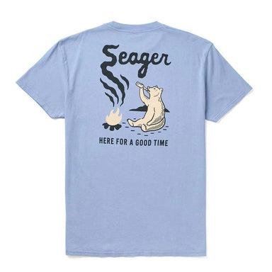 Seager - Smokey Tee - Faded Denim