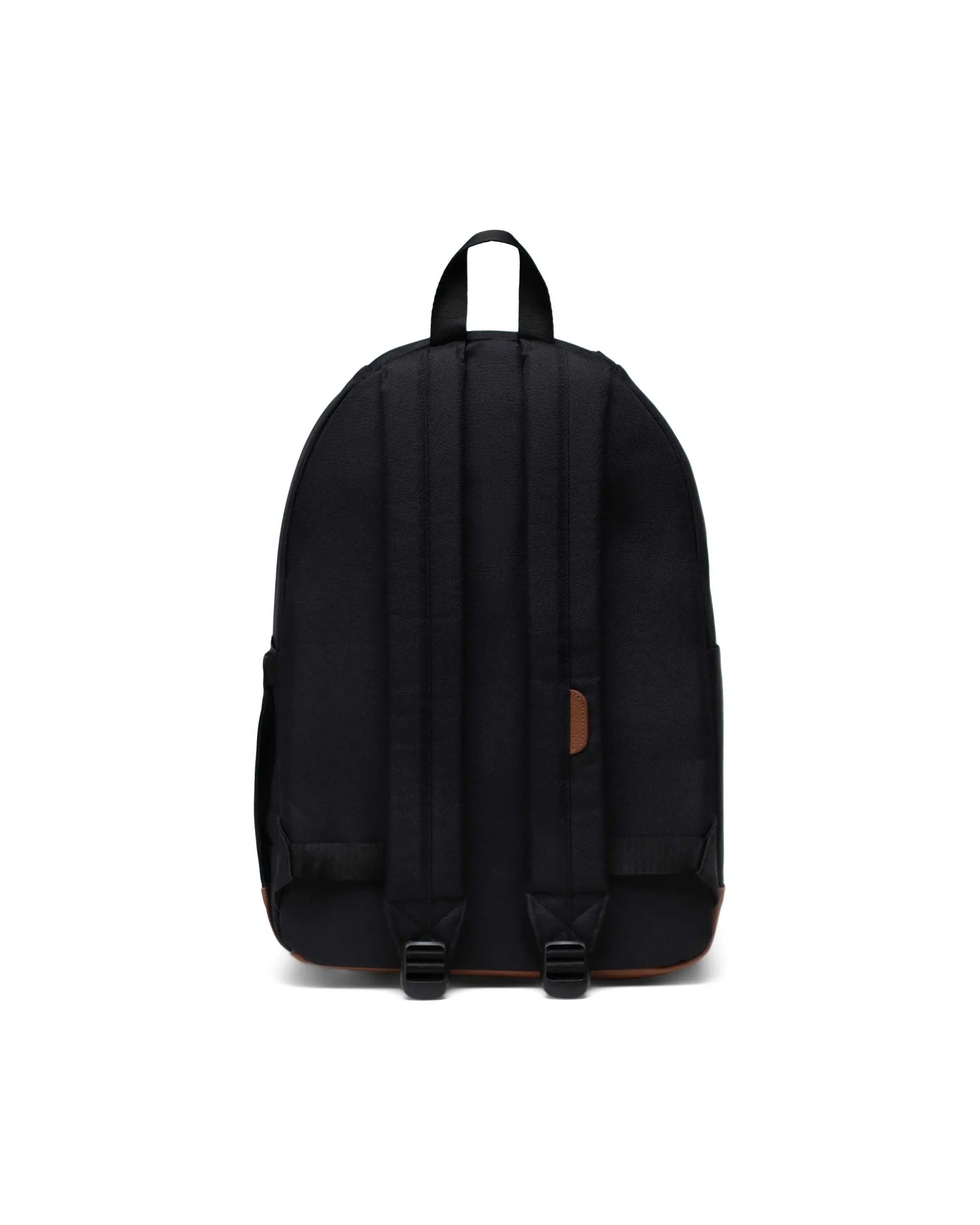 Black and top tan backpack