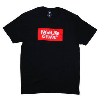 MidLife Crisis - Block Tee - Black