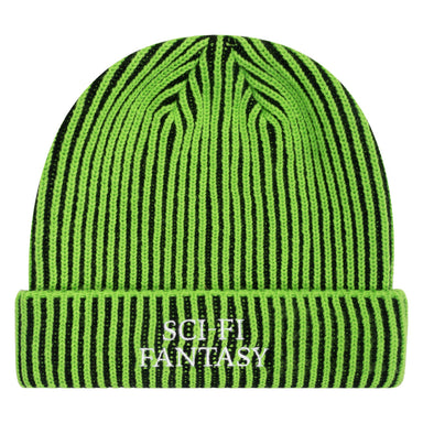 Sci-Fi Fantasy - Fantasy Logo Beanie - Lime/Black