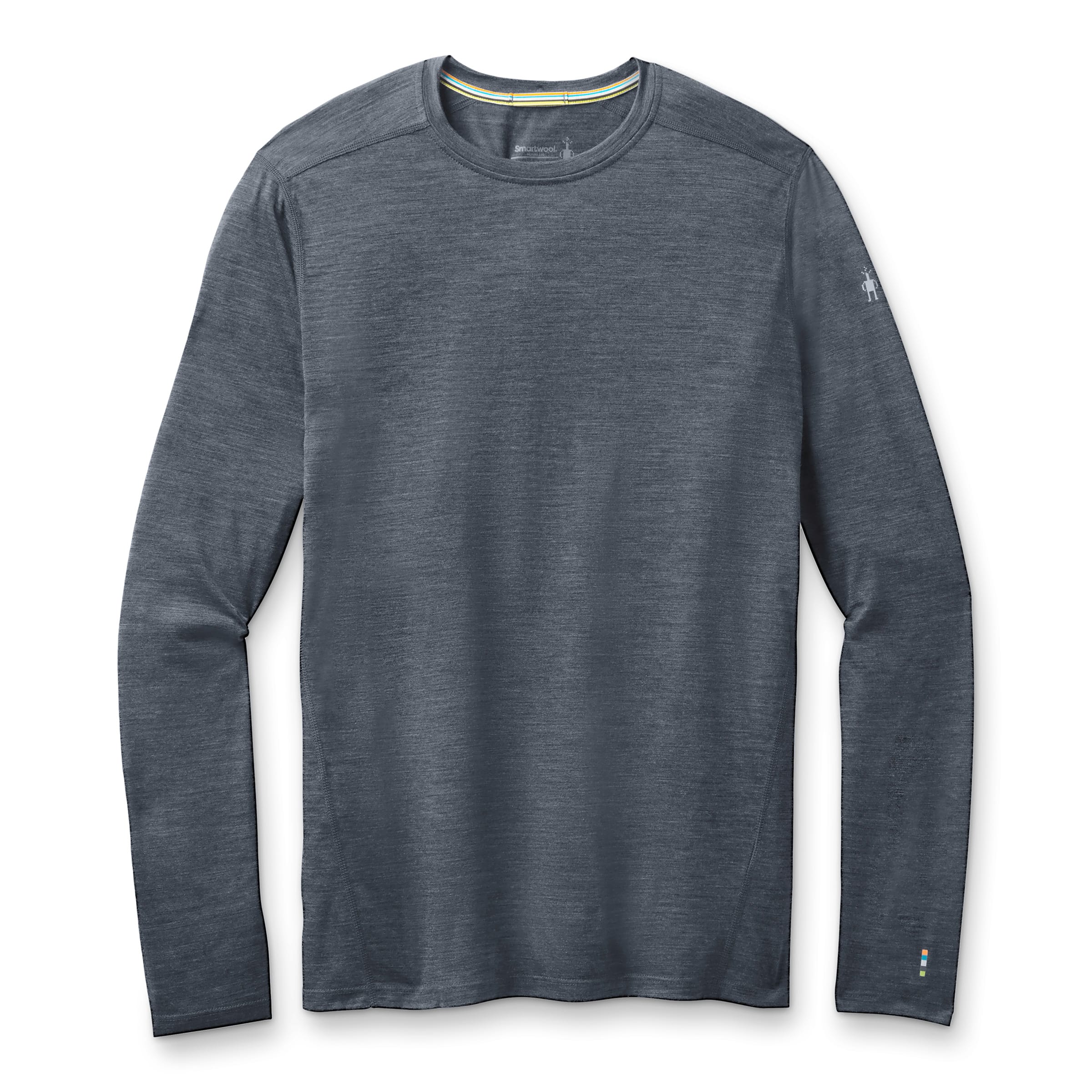 Men's Classic All-Season (150) Merino Base Layer Long Sleeve, IRON HEATHER