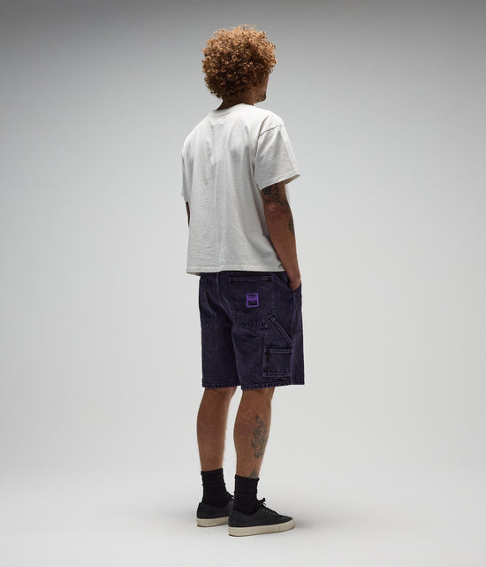Distend Denim Walkshort - Washed Purple