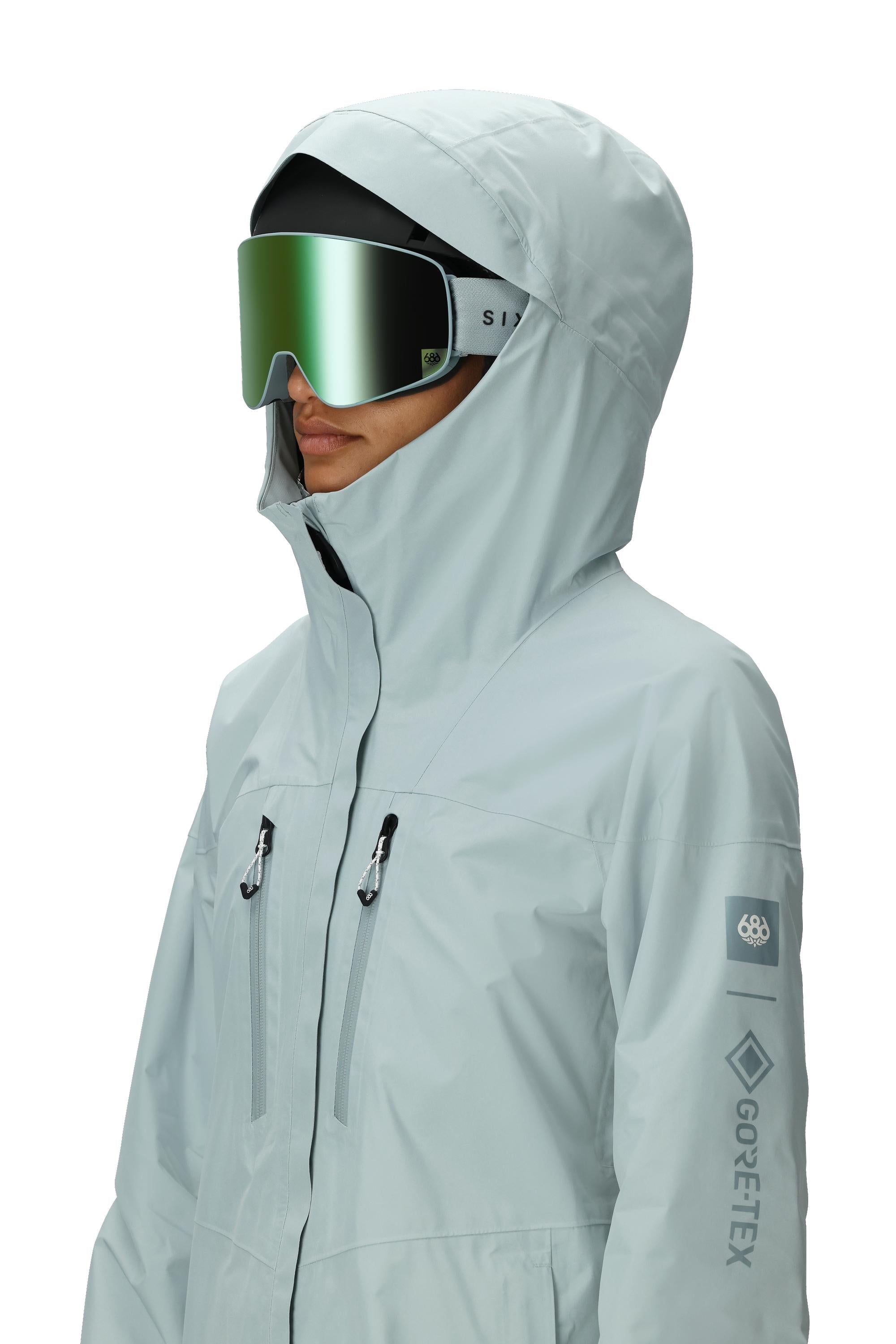 Womens Gore-Tex Skyline Thermagraph Jacket - Dusty Marine