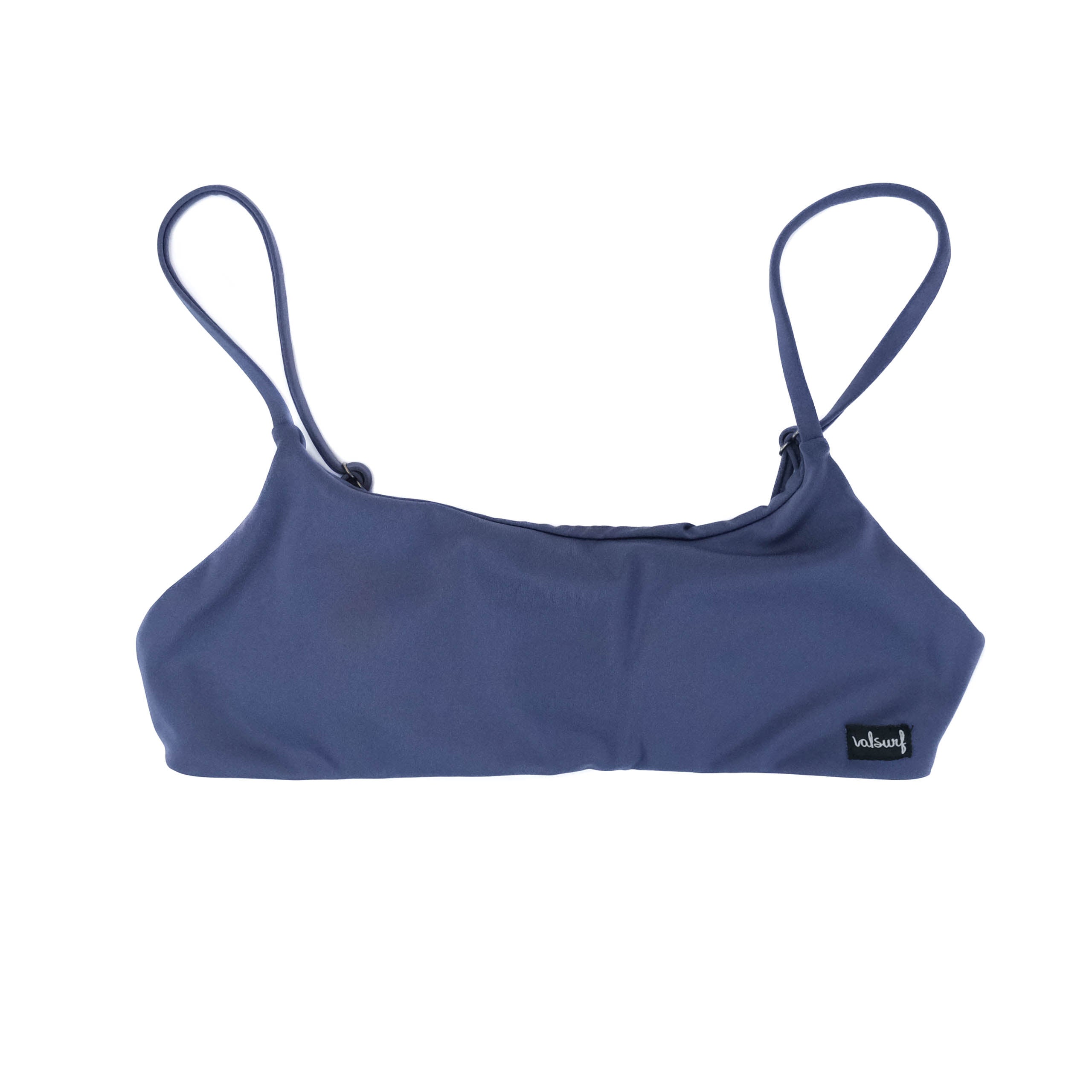 Womens Poolside Bikini Top, Navy