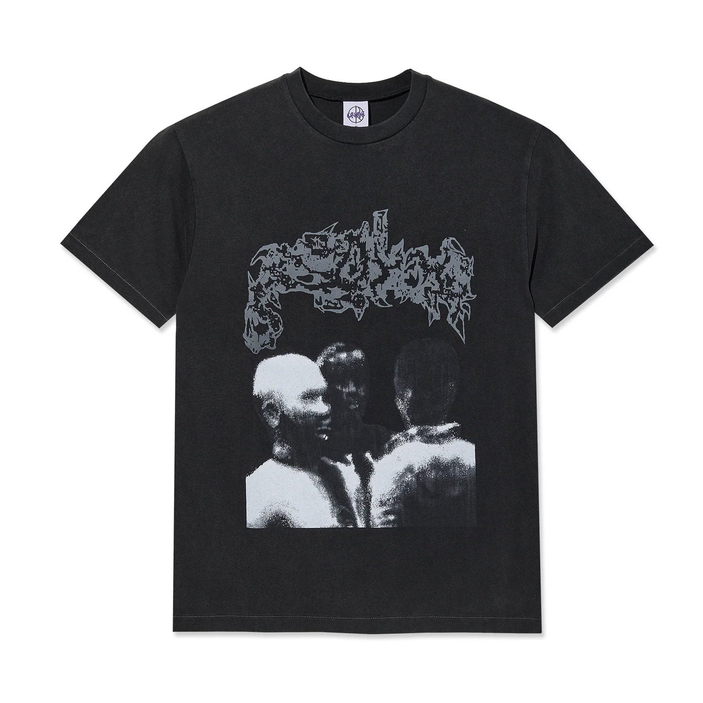 Band Overhead S/S Tee - -Silver Black