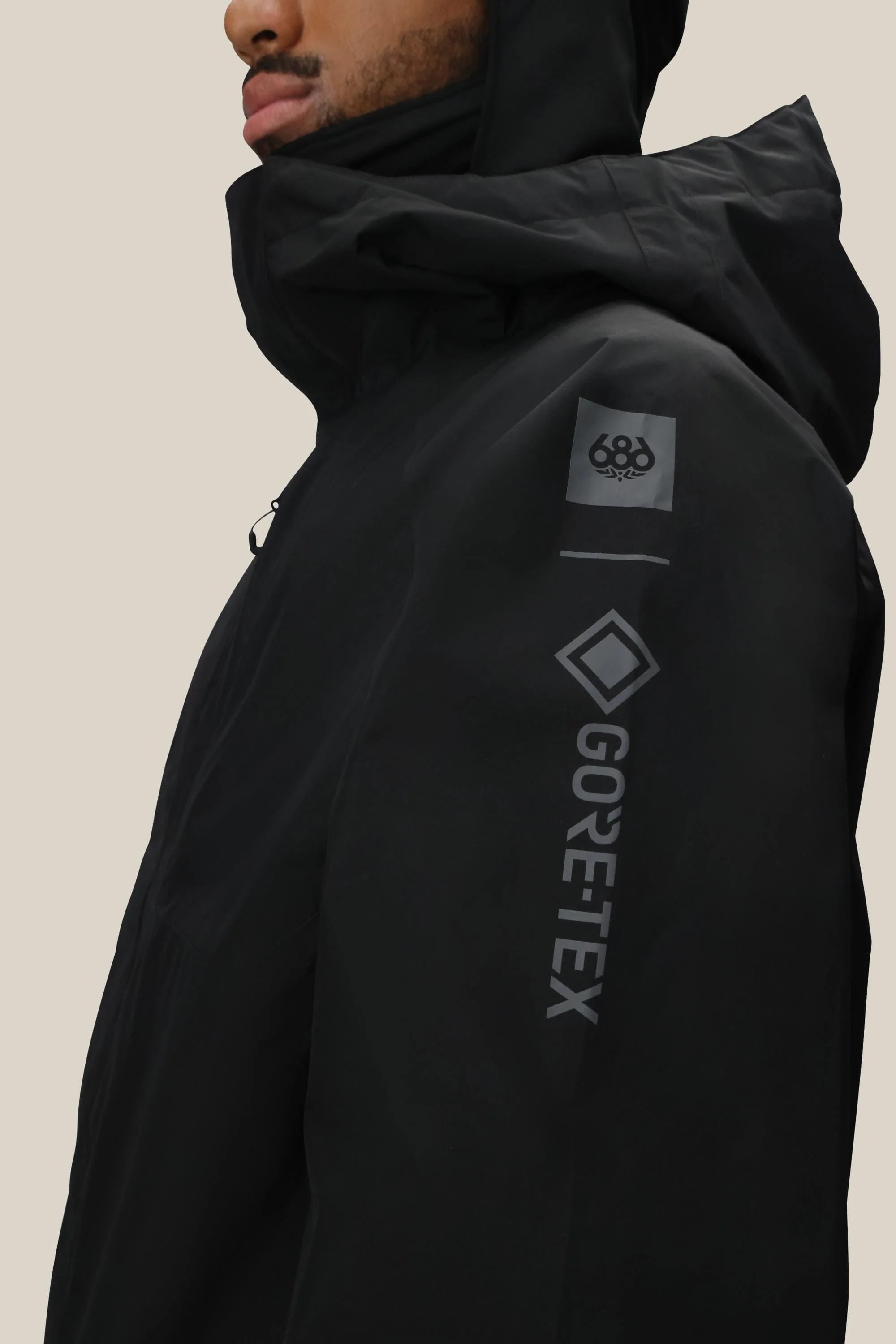 Mens Gore-Tex Shell Jacket - Black