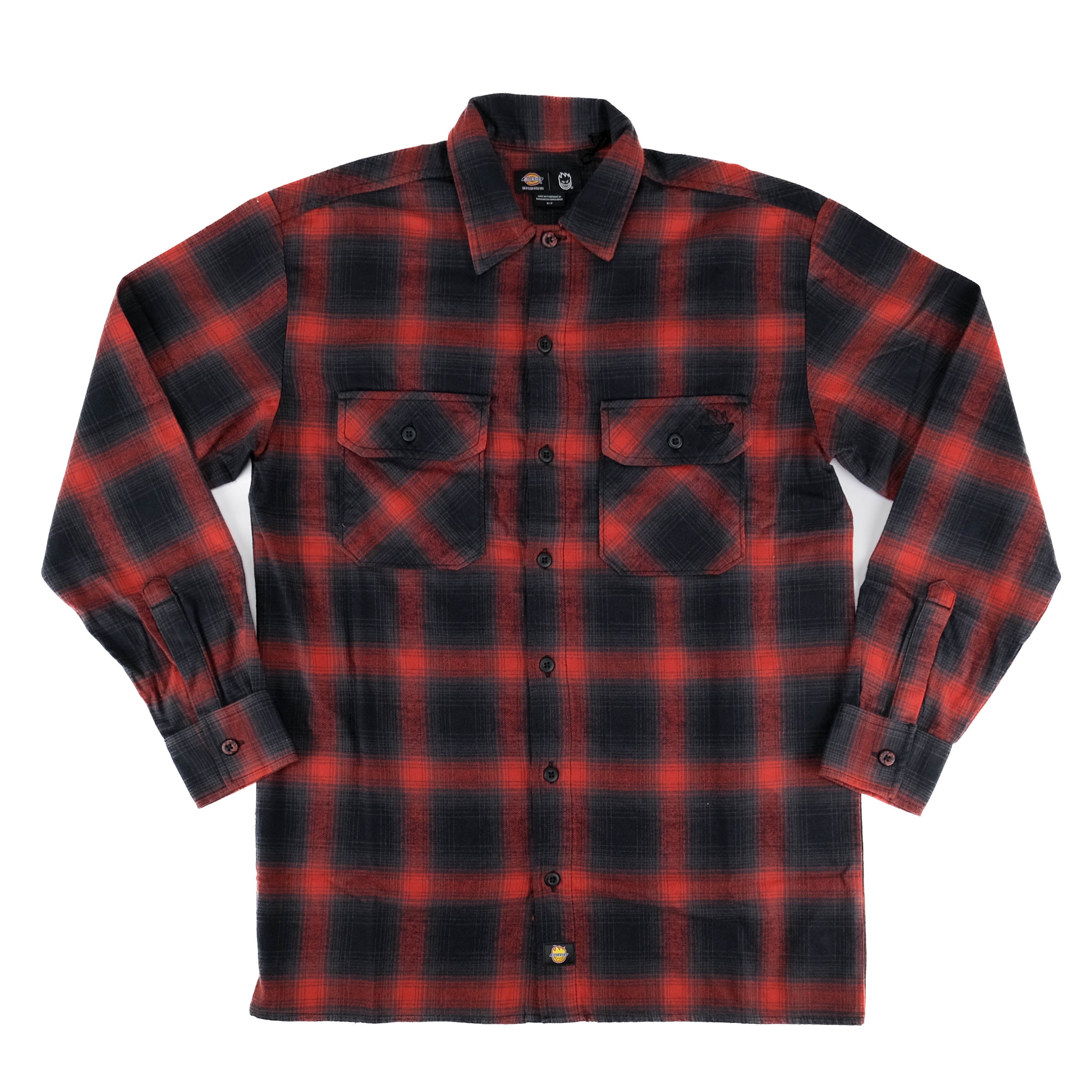 Dickies x Spitfire Flannel L/S - Red Ochre