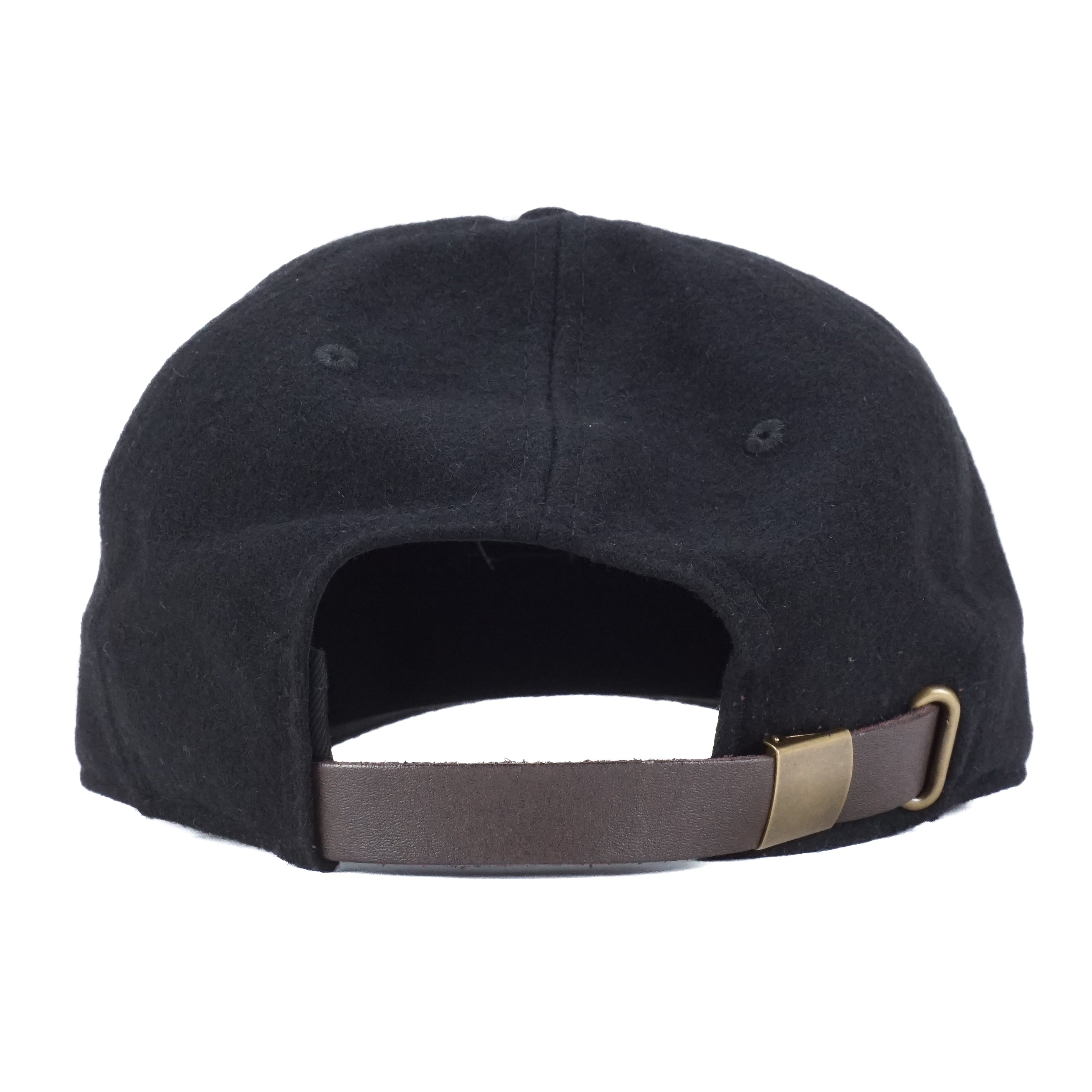Fat Script in Circle Logo Hat - Black