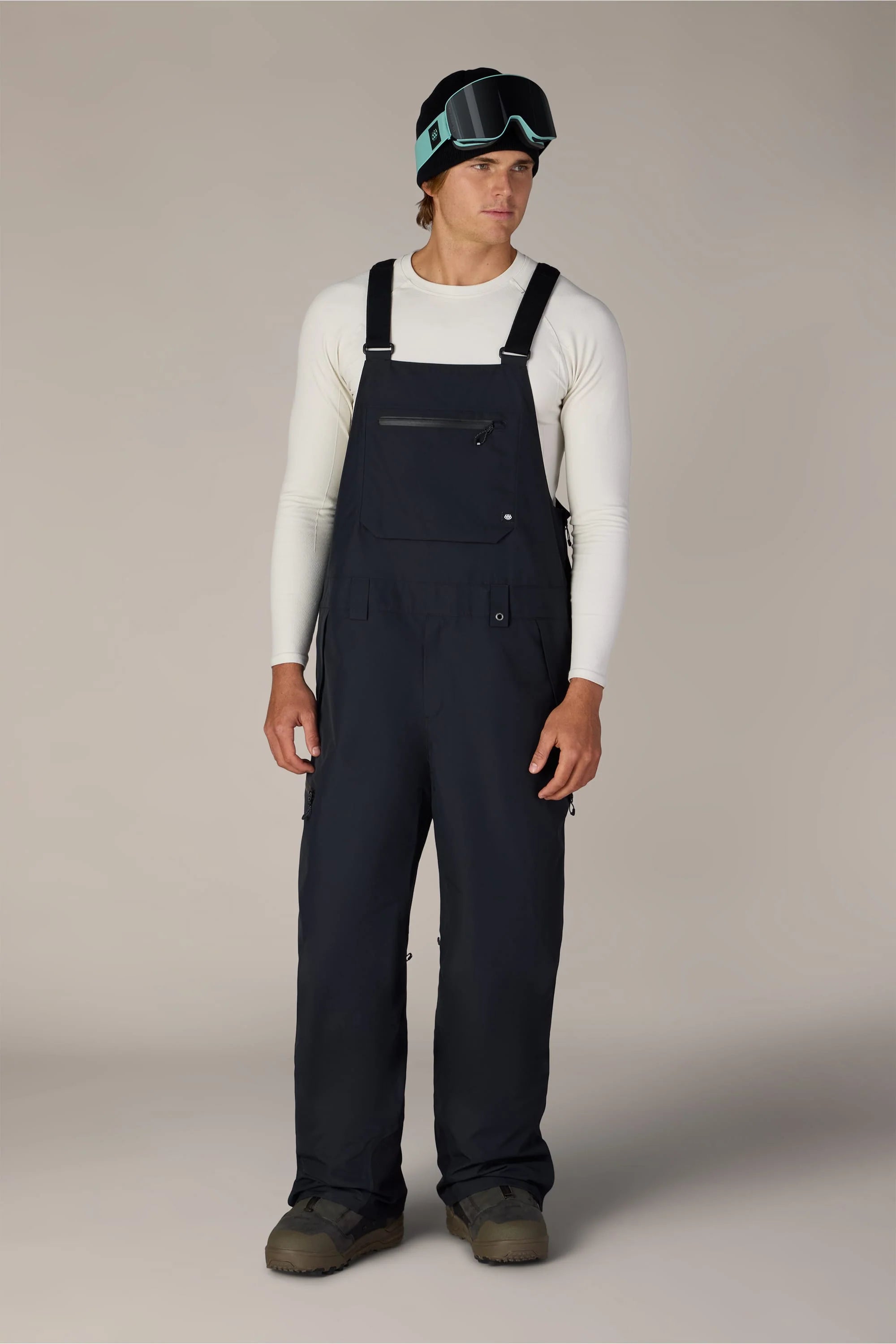 Mens Lockup Shell Bib - Black