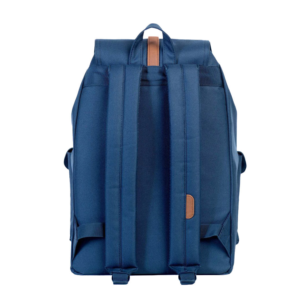 Dawson 600D Poly Backpack - Navy/Tan Synthetic