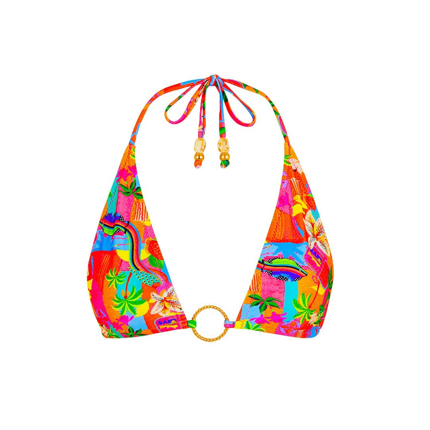 Ring Halter Bikini Top - Havana Haven