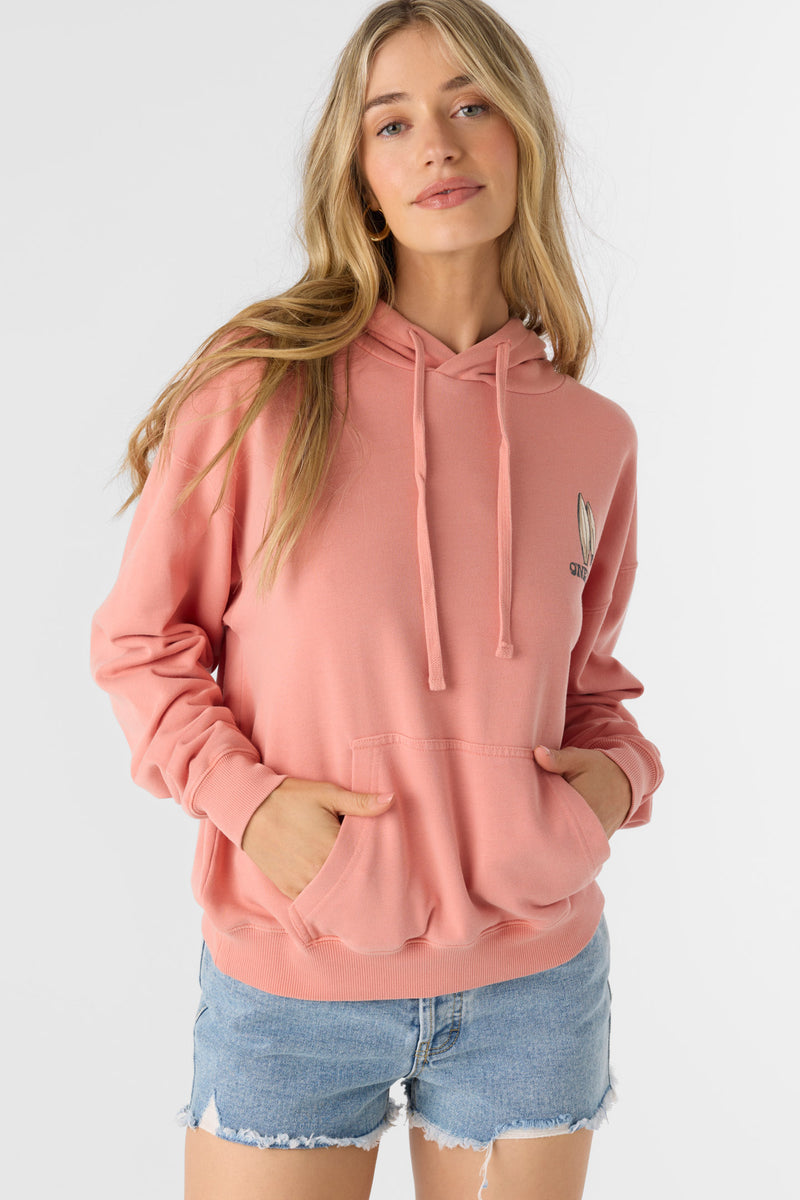 Womens Drift Hooded Pullover - Canyon Clay