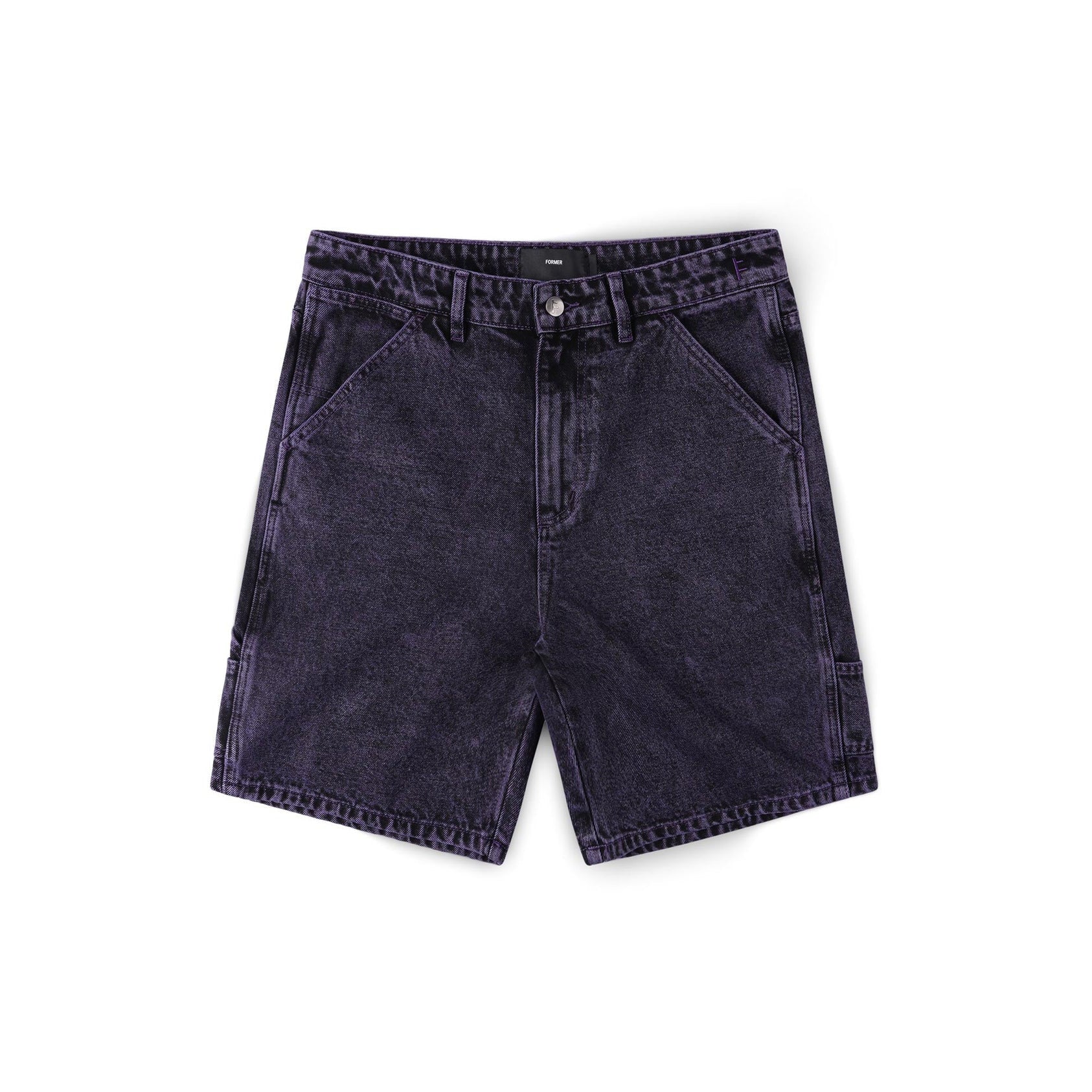 Distend Denim Walkshort - Washed Purple