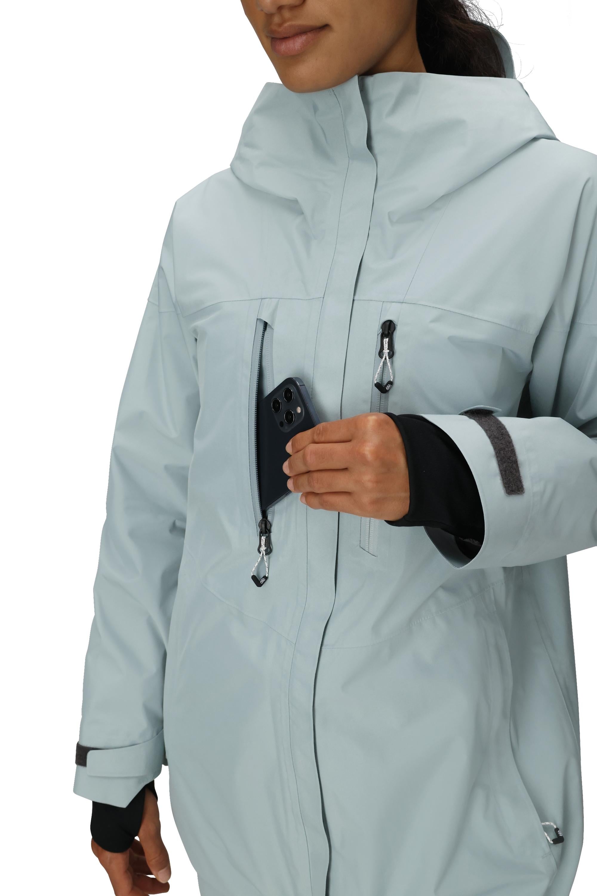 Womens Gore-Tex Skyline Thermagraph Jacket - Dusty Marine
