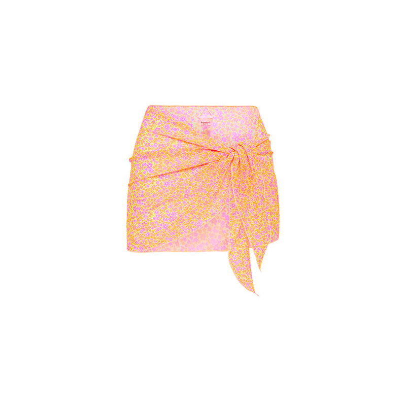 Mini Mesh Sarong, Champagne Blossom