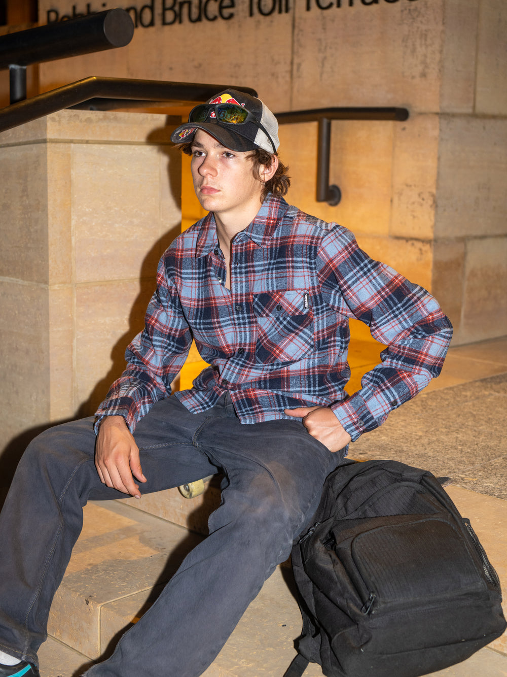 Classic L/S Flannel - Blue Plaid