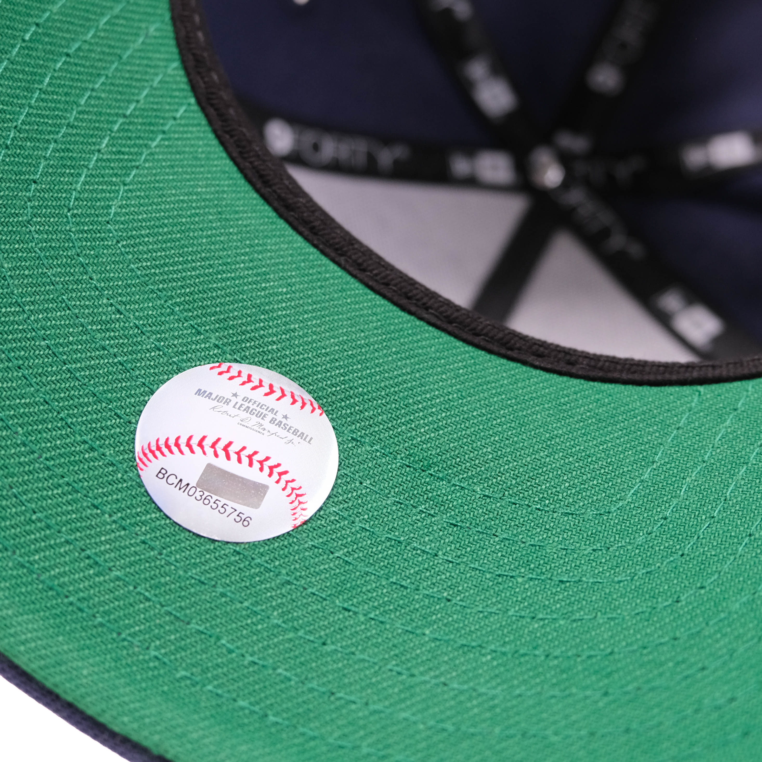 LA Dodgers Circle Logo Hat - New Era 9FORTY A-FRAME Snapback Hat - Light Navy