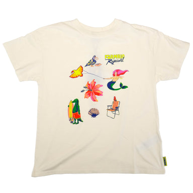 Rip Curl - Womens Farm Rio Desire Relaxed Tee - Vanilla