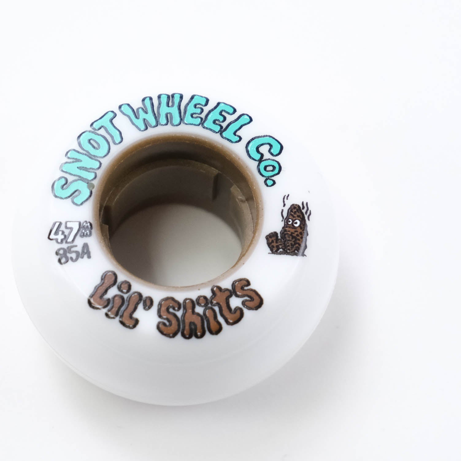 Lil' Shits 85a - White - 47mm