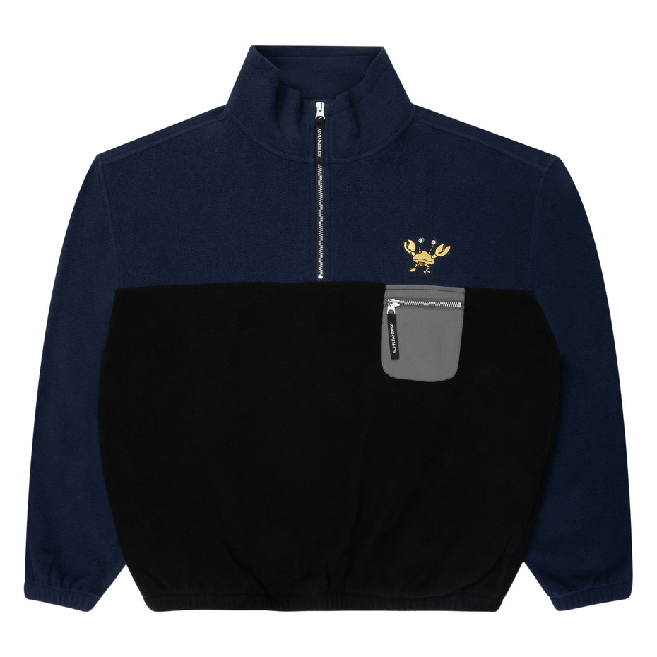 Crab Quarter Zip - Black