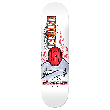 Krooked Skateboards - Wilson Fire Mask - 8.75