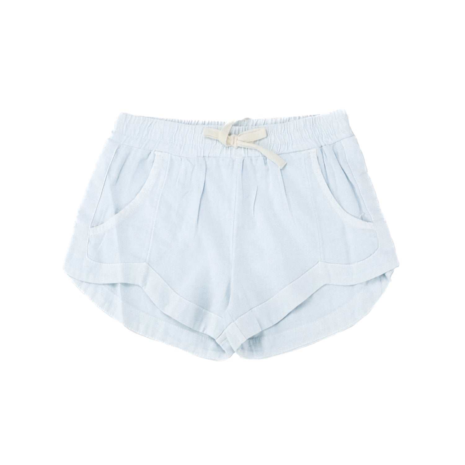 Girls Mad For You Shorts - Light Chambray