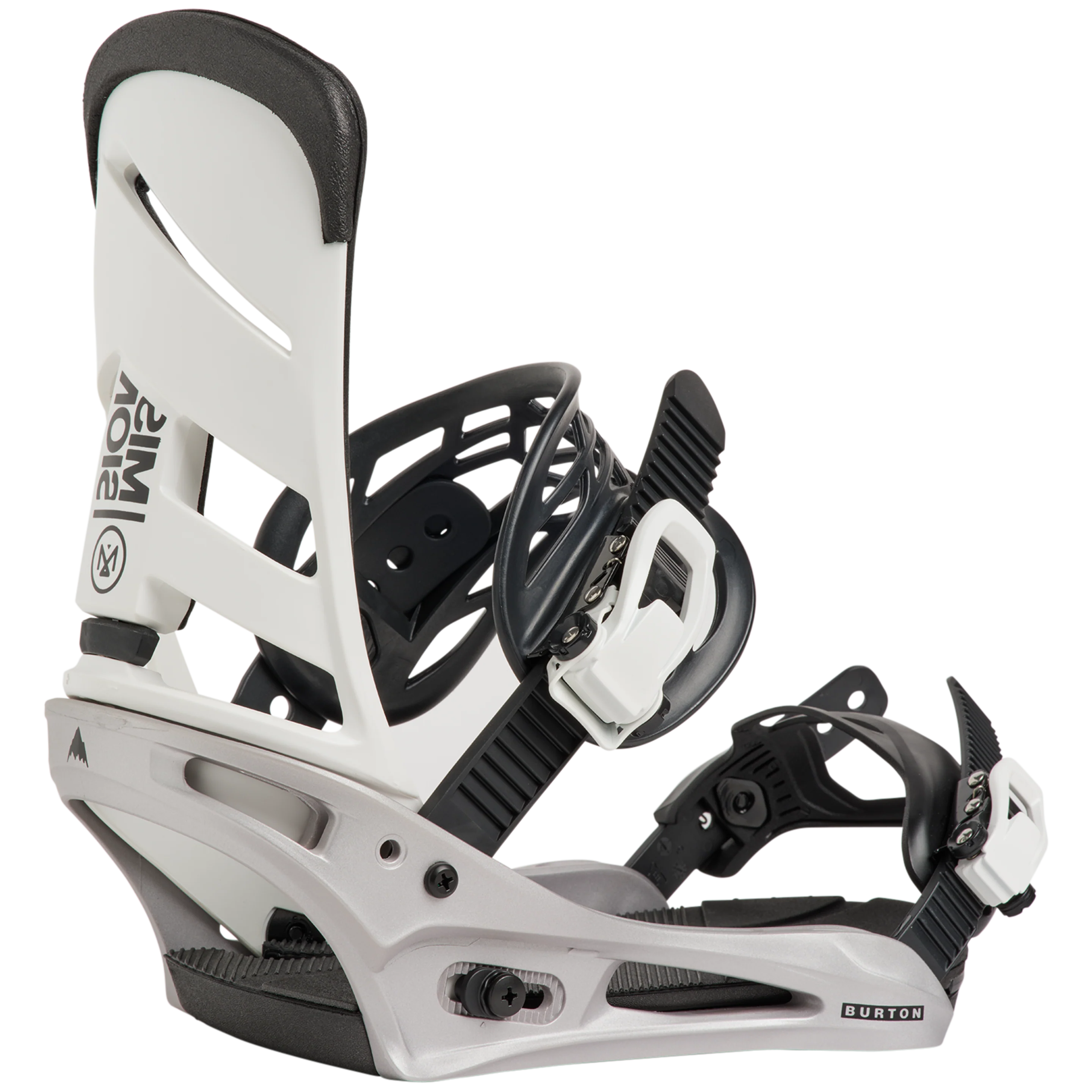 Mens Mission Re:Flex Snowboard Bindings - White/Silver