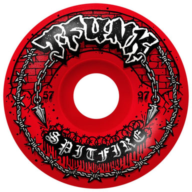 Spitfire - F497 T-Funk Raw Radial Full - 57MM Red