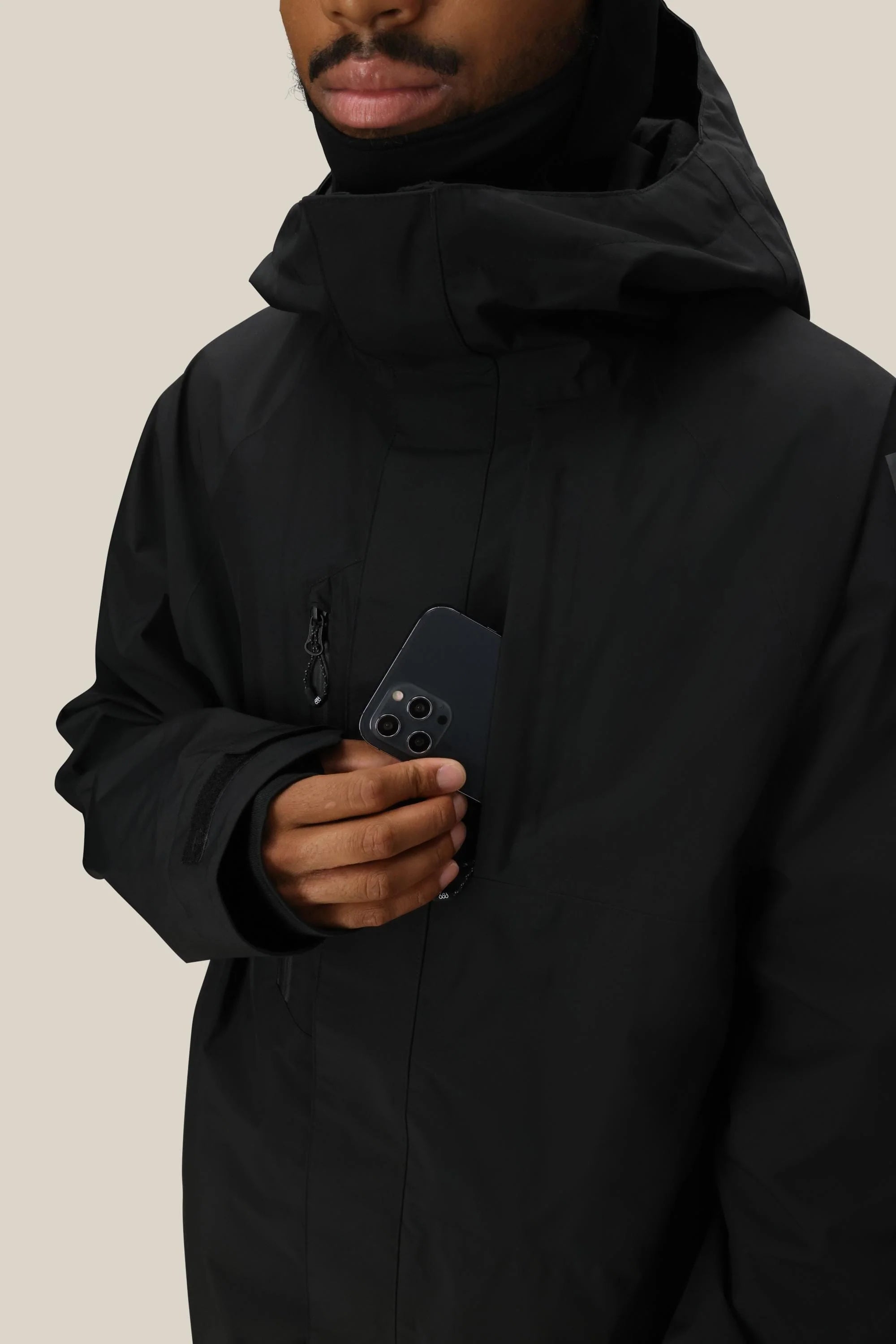 Mens Gore-Tex Shell Jacket - Black