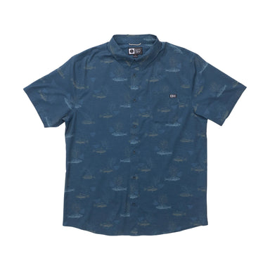 Salty Crew - Breezer Perforated Button Up - Navy
