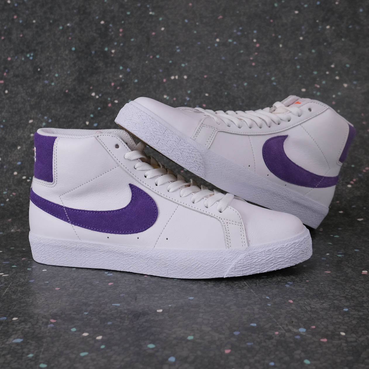 Nike SB Zoom Blazer Mid ISO - White/Court Purple